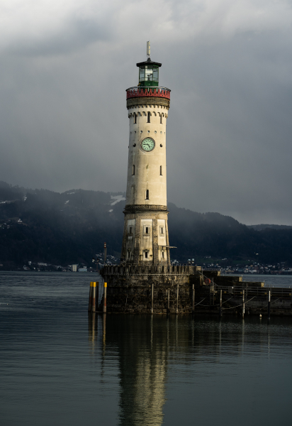 Lighthouse in Lindau, Germany